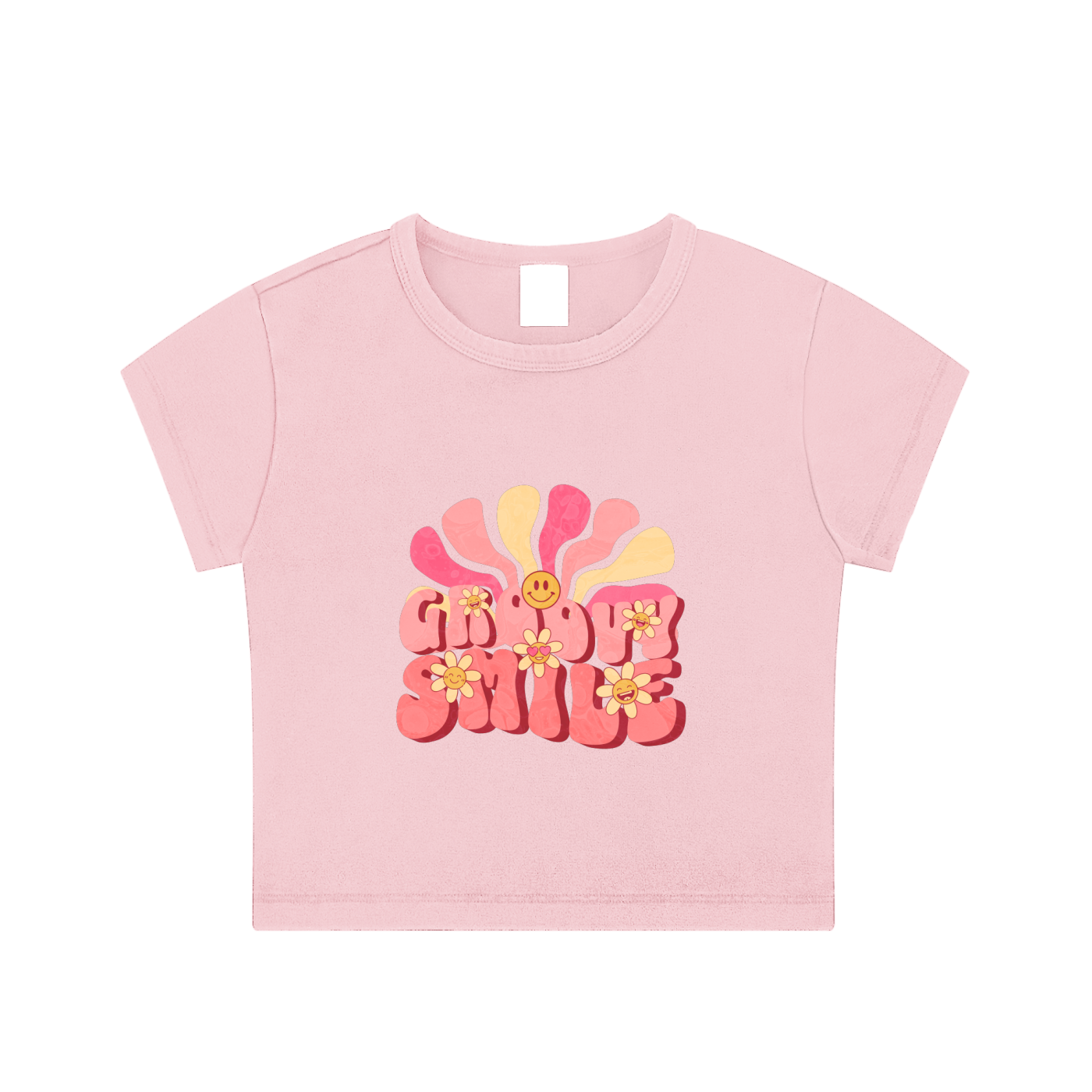 GROOVY SMILE CROP TOP