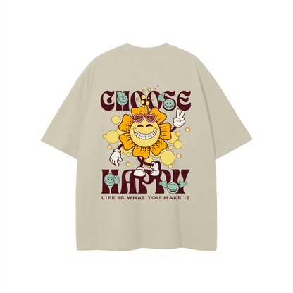 CHOOSE HAPPY SHIRT BACK A