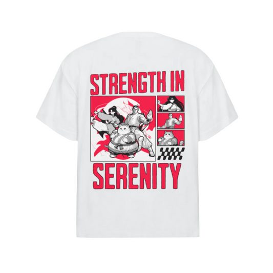 STRENGTH IN SERENITY T-SHIRT BACK