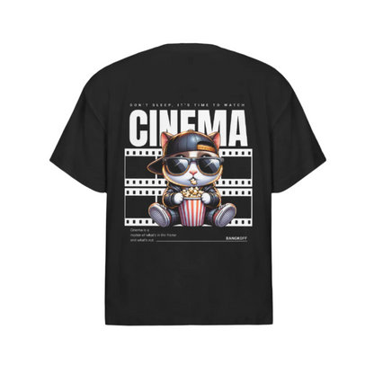 TIME TO WATCH CINEMA T-SHIRT BACK