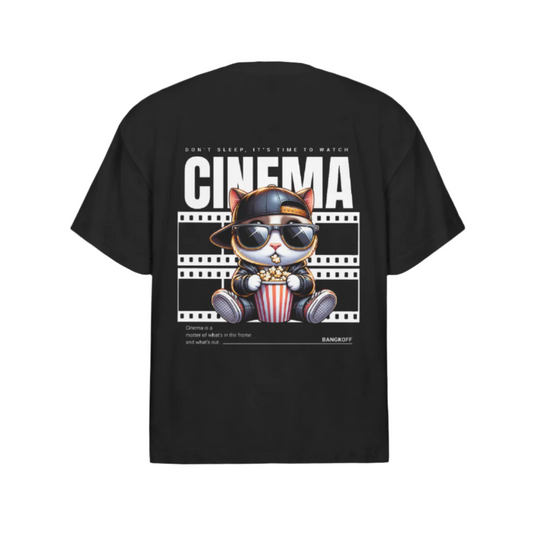 TIME TO WATCH CINEMA T-SHIRT BACK